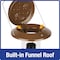 Natures Way Nature's Way Funnel Flip-Top Wild Bird and Finch 6 lb Metal/Plastic Tube Bird Feeder 6 ports WMFFB-19 - alternate 2